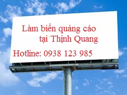 Làm biển quảng cáo tại  Thịnh Quang